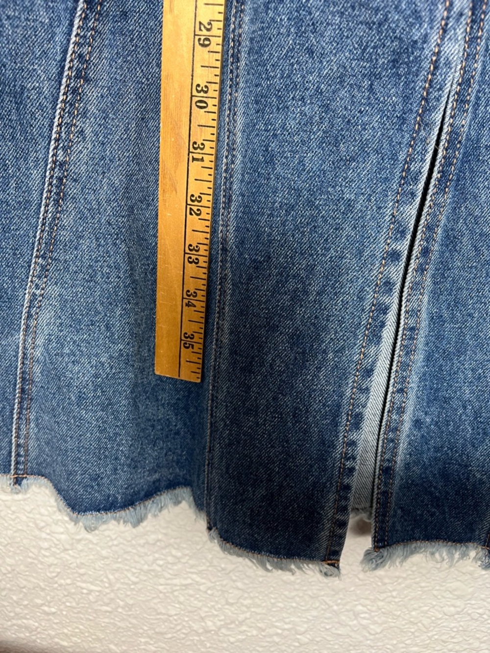 NWT Natural Life Denim Long Skirt Womens Size 2 - Picture 10 of 12